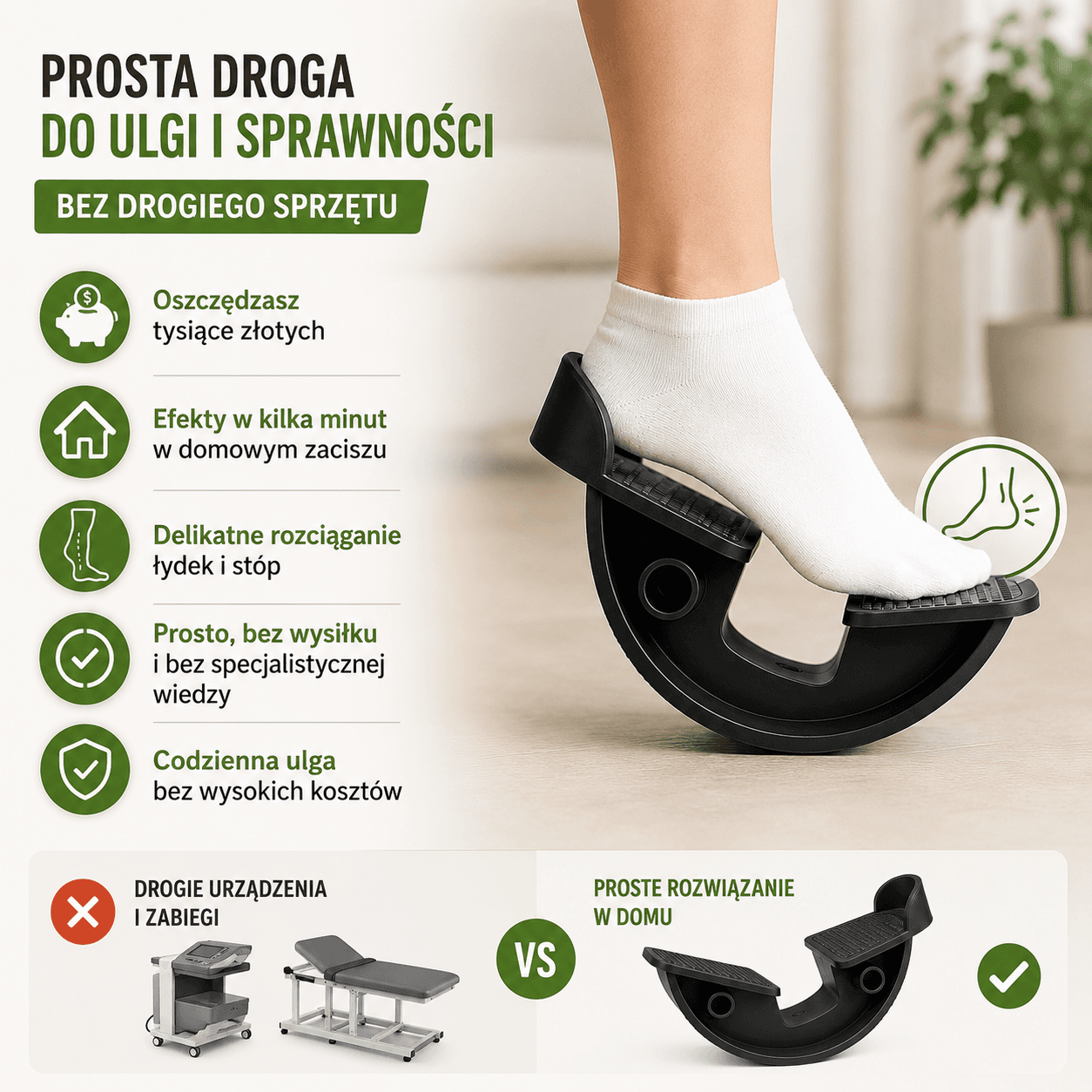 Drogi sprzęt rehabilitacyjny lub proste rozwiązanie do domu
