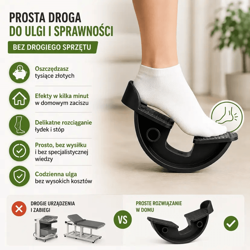 LegRelax™ – wsparcie krążenie i rozciągania stóp, łydek